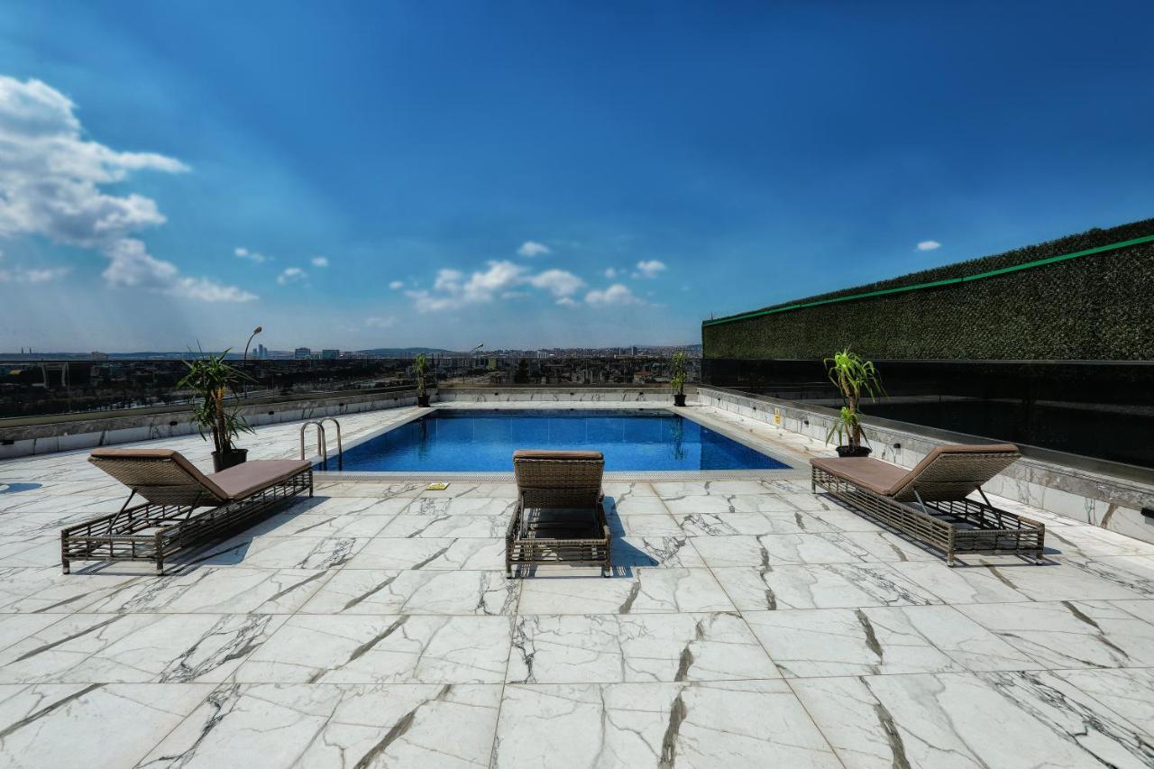 The Green Park Gaziantep Eksteriør billede Rooftop pool